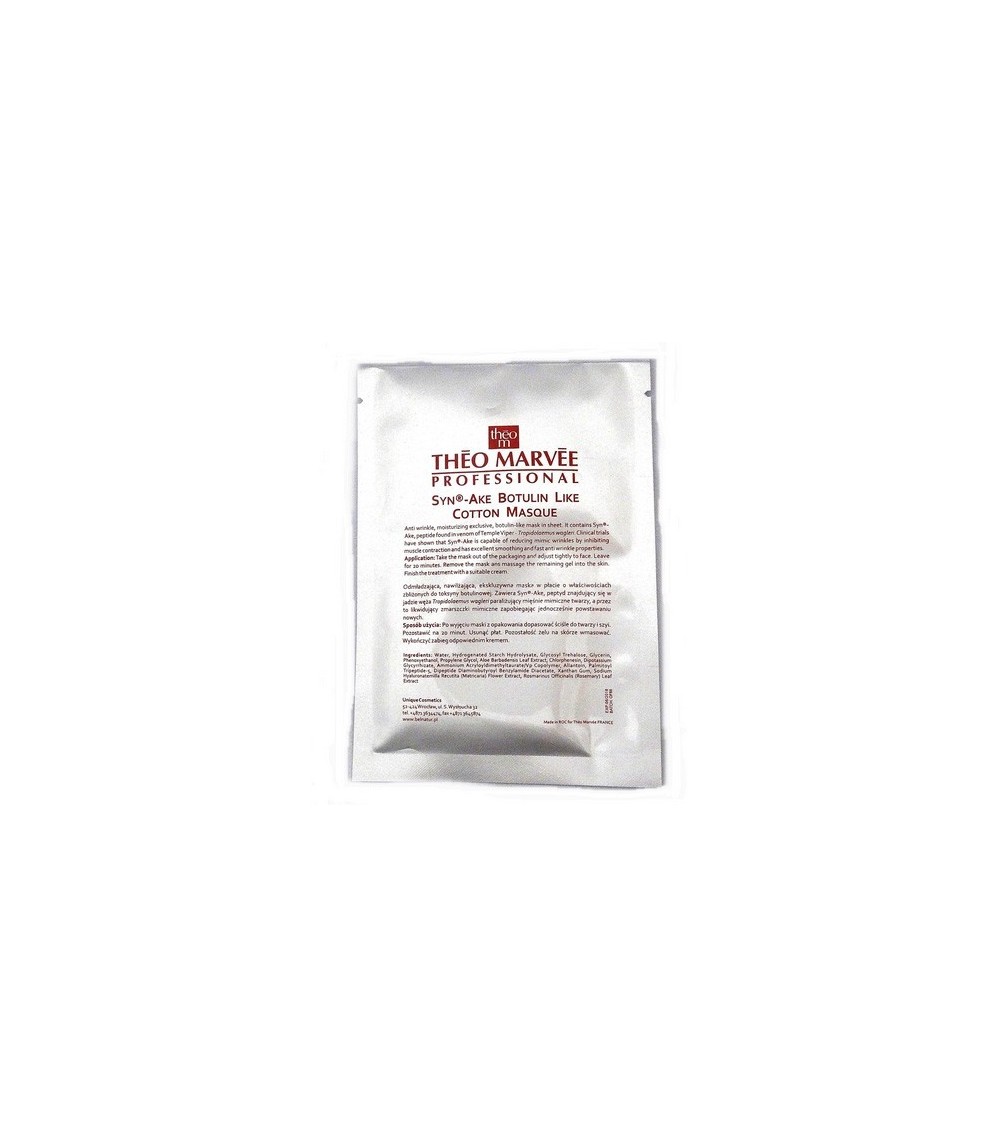 Theo Marvee Cotton Masque Syn-Ake Botulin-Like