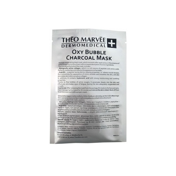 Theo Marvee Oxy Bubble Charcoal Mask