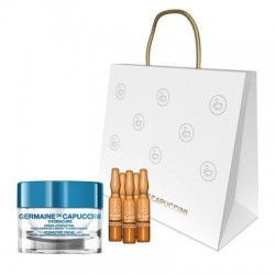 Germaine de Capuccini ZESTAW Moments Hydracure Hydractive Normal to Dry Skin Cream + Flash Lift Tautening Serum