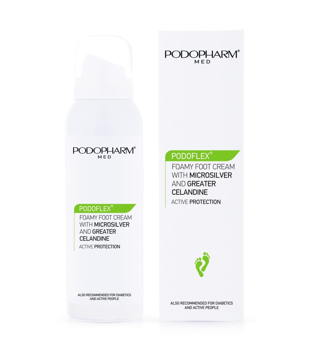 Krem do stóp w piance z mikrosrebrem i jaskółczym zielem 125ml