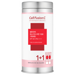 Cell Fusion C Toning Sunscreen 100 SPF50+/PA++++ Zestaw