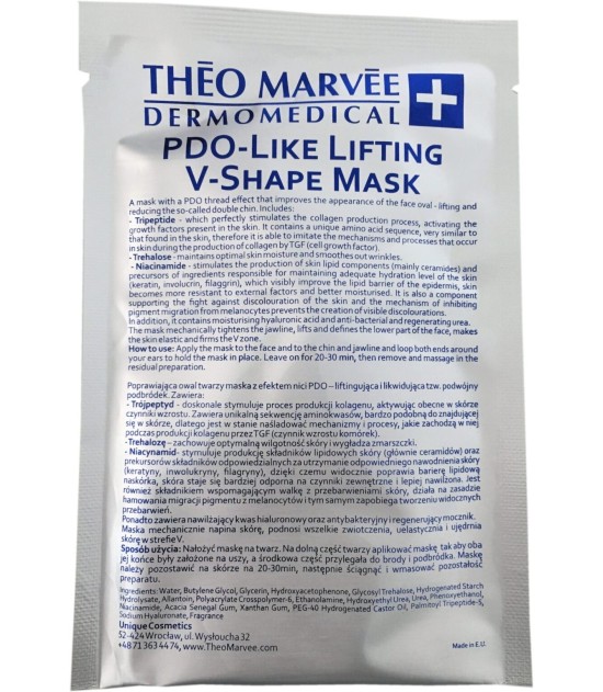 PDO-Like Lifting V-Shape Mask 1szt