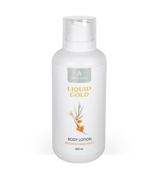 Anna Lotan Liquid Gold Body Lotion Tofu Gold